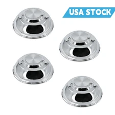 Set of 4 For 2006-2021 Dodge Charger Chrysler 300 Chrome Car Hubcap Center Cap