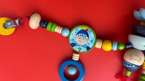 Kinderwagenkette Holz Baby Spielzeug Motorik Holz Motorikspielzeug Kinder Haba - Bild 5 von 5