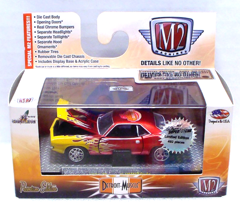 M2 Machines Las Vegas Toy Con 1971 Plymouth Hemi Cuda 1:64 Diecast 1/492