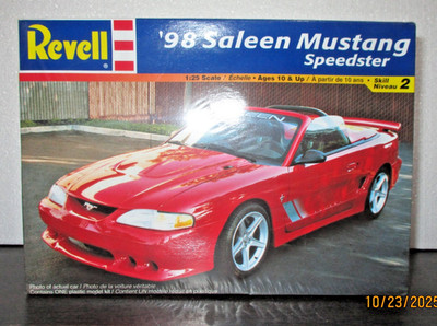 M33E 2005 Revell Factory Sealed '98 Saleen Mustang Speedster Model Kit 85-2589