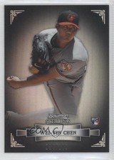 2012 Bowman Sterling Refractor 34/199 Wei-Yin Chen #28 2x6