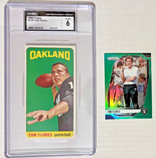1965 Topps #139 Tom Flores Raiders SHORT-PRINT HOF Pacific CGC  6 - NM VTG