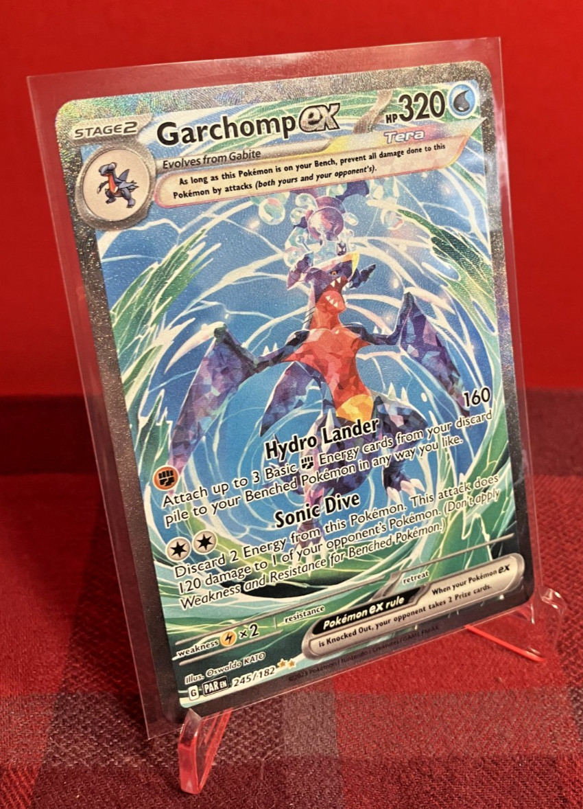 Garchomp ex 245/182 SV04: Paradox Rift Holo - NM