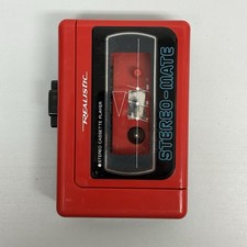 Realistic SCP-28 Stereo-Mate Cassette Player Radio Shack 14-1067 Works READ MORE