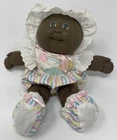 Vintage 1980s Cabbage Patch Kids Doll Coleco Orig Pastel Outfit Bonnet Booties