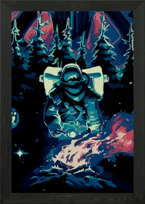 Outer Wilds gerahmtes Wandbild Poster Leinwanddruck Bild