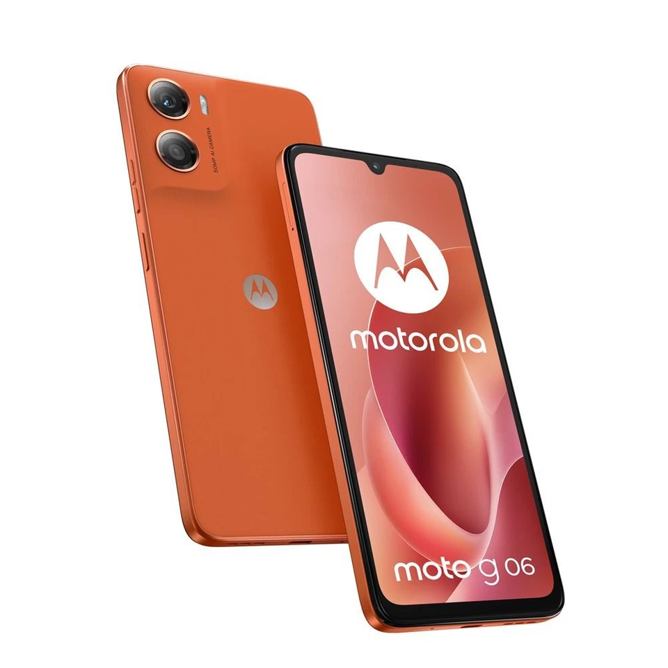 Smartphone Motorola Moto G06 6,88 Double SIM 128 Go Arabesque Orange - Photo 1/1