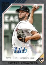 2022 Topps Gallery #RA-KC Kutter Crawford Rookies Autographs
