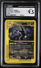 CGC 9.5 Umbreon Holo H30/H32 Skyridge Pokemon 2003 on eBay