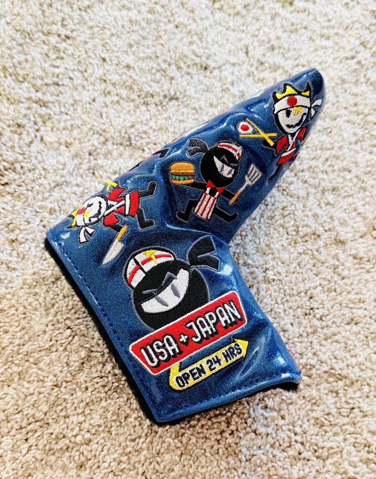 Scotty Cameron USA*Japan Wasabi Ninja Diner Putter Blade Headcover