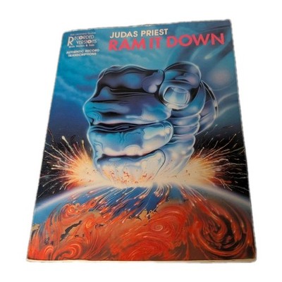 Judas Priest RAM IT DOWN Paperback/Sheet music: AUTHENTIC RECORD TRANSCRIPT