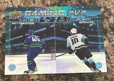 2024-25 Upper Deck Series 1 Blue Gaming PVP Pettersson Beniers #GPVP-22 SP
