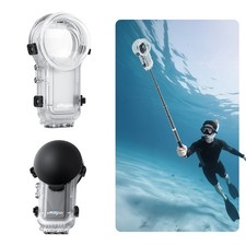 For Insta360 X5 Invisible Diving Case Underwater 60M Waterproof Housing Cover
