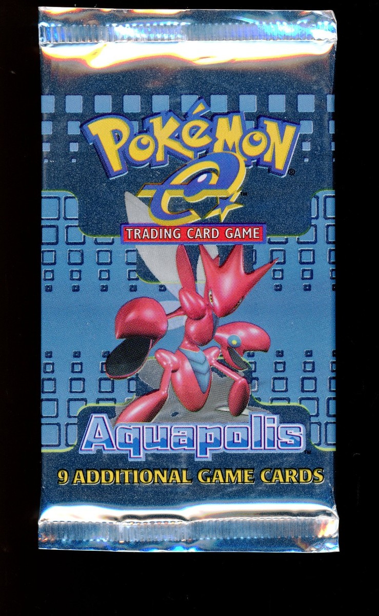 ポケモンeシリーズ ハッサム Holo Aquapolis Scizor 1ED 2003 Pokemon Aquapolis Booster Pack Scizor Art Factory Sealed | eBay