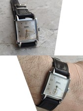 30/40s WATEX ART DECÒ VINTAGE WATCH UHREN 28x39mm FANCY LUGS! TOP CONDITION!