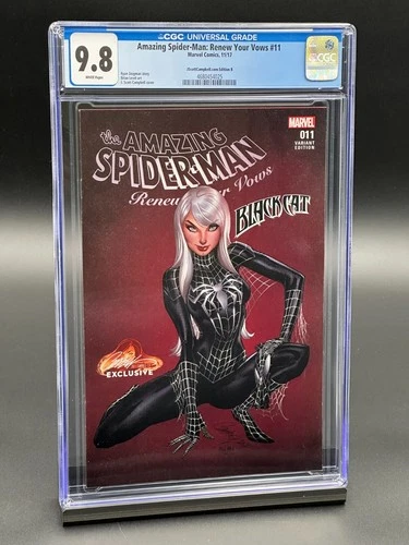 Amazing Spider-Man Renew Your Vows #11 CGC 9.8 (2017) Black Cat Campbell Ed B