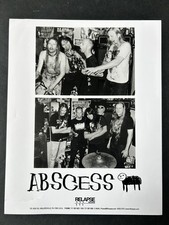 Original 90s Abscess Relapse Records Press Photograph Death Metal