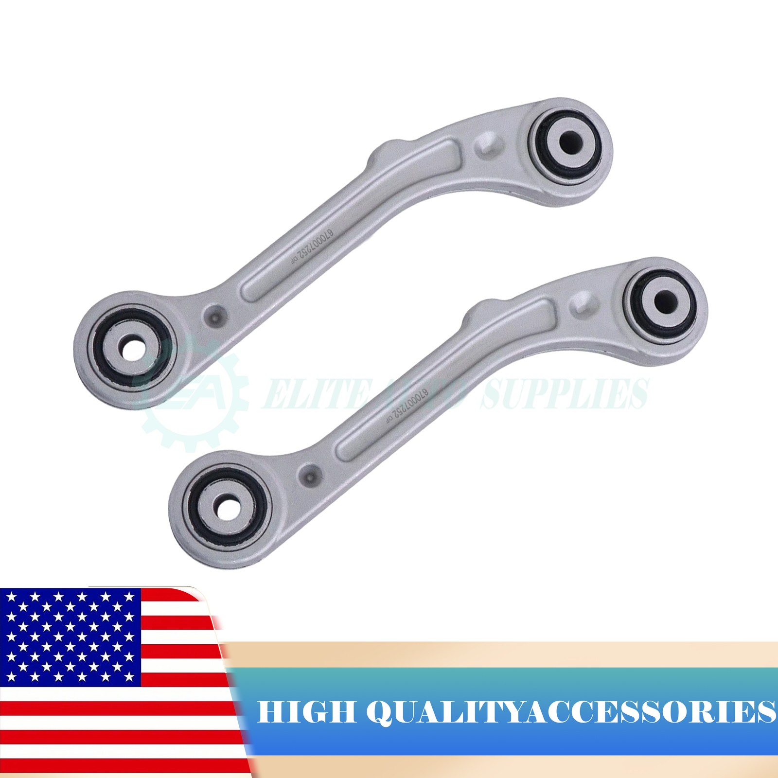 2PCS For Maserati Ghibli Quattroporte 670007252 Rear Suspension Control Arm Kit