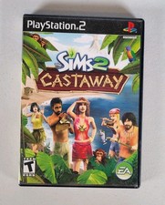 Sims 2: Castaway Sony PlayStation 2 PS2 Video Game Scratched But Tested Working