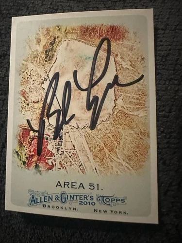 Bob Lazar Signed Trading Card Autographed Allen & Ginter Area 51