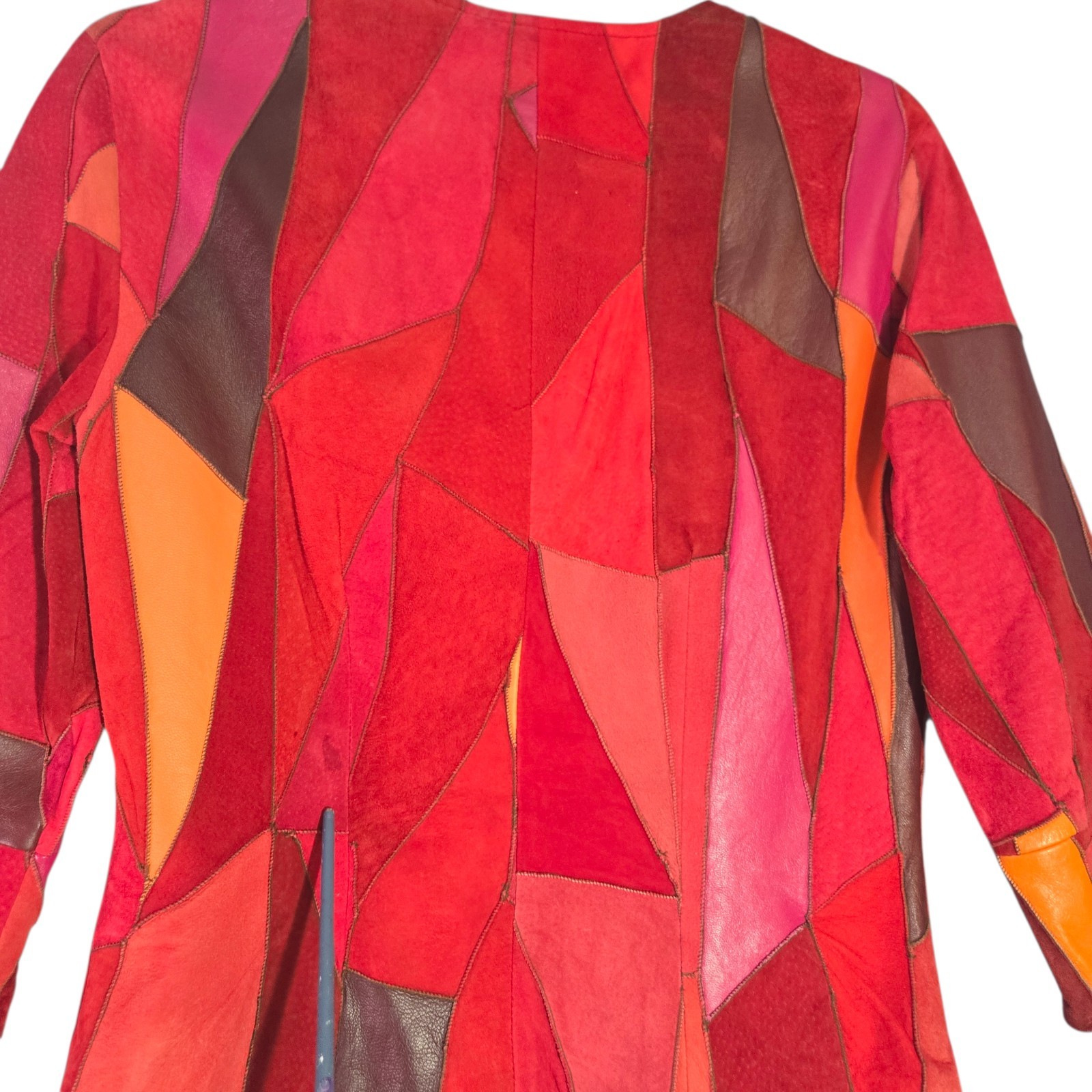 Wilsons Pelle Studio Patchwork Leather Jacket Wom… - image 4