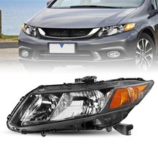 Headlight 2012-2015 Honda Civic Sedan 2012-2013 Coupe Left Driver Side