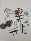 Marx Johnny West Accessory Lot Guns Holsters Saddle Cowboy Boots Spurs