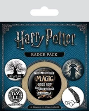 Badge Pack RD-RS461074 Insignia de símbolos de Harry Potter, Multicolor, 10 x 12