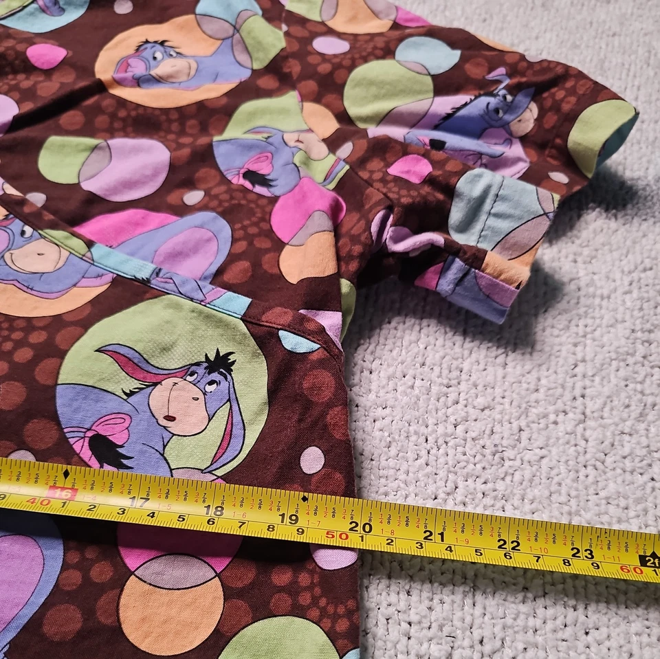 Blusa Médica Disney Eeyore Manga Corta Para Mujer Talla Grande Foto 3 de 4