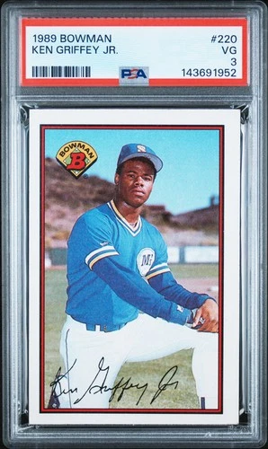 1989 Bowman #220 Ken Griffey, Jr. PSA 3