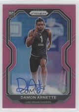 2020 Panini Prizm Rookie Pink Prizm Auto Damon Arnette #375 Auto ng3
