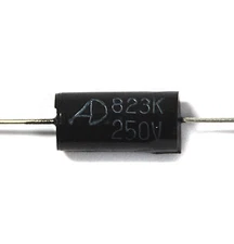 100pc MPT Audio Capacitor 0.082uF 823 K 250V ±10% Axial Non-inductive AID Taiwan