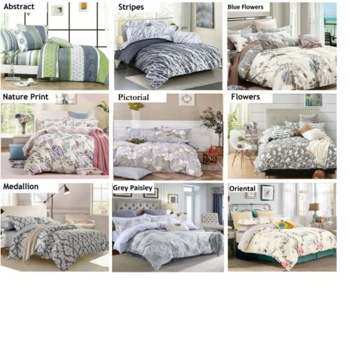 lot housse couette : 100 % coton : reine ou roi, 16 designs - Photo 1 sur 21