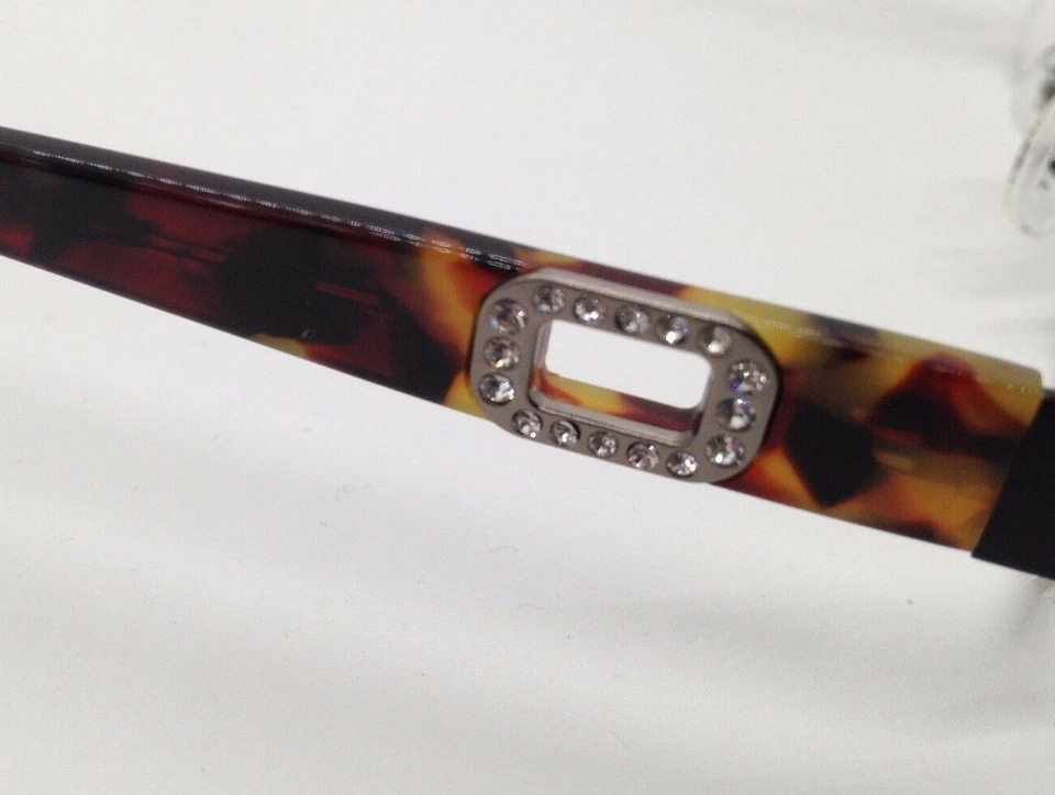 GANT GW SWAN ST Black SBLK Semi Rim Metal Eyeglasses Frame W/Stones 51-17-135 RX - Imagem 4 de 4