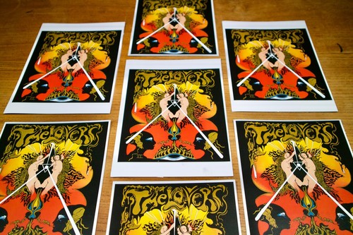 The Lovers 70s style Psychedelic Tarot card Design print by Hierophant Prints A3 - Picture 3 of 8