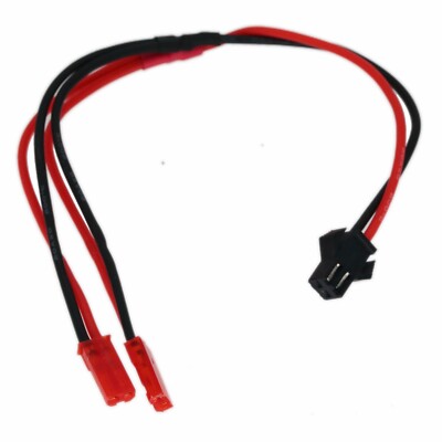 SM 2P 1x Female to Y type 2x JST Female Battery Harness Parallel wire 20awg 8''