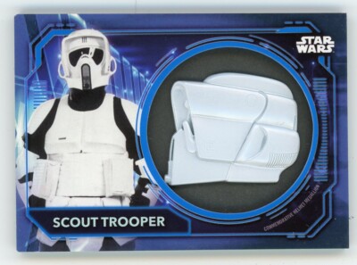 2021 Star Wars Battle Plans Blue /149 Scout Trooper Medallion Card