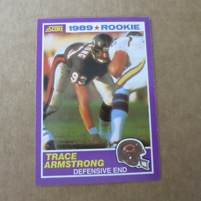 Trace Armstrong RC 1989 Score Supplemental #440S Chicago Bears U Alabama