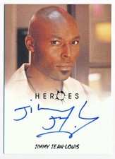 Heroes Archives Jimmy Jean-Louis Archive Box Autograph Auto SP #NNO
