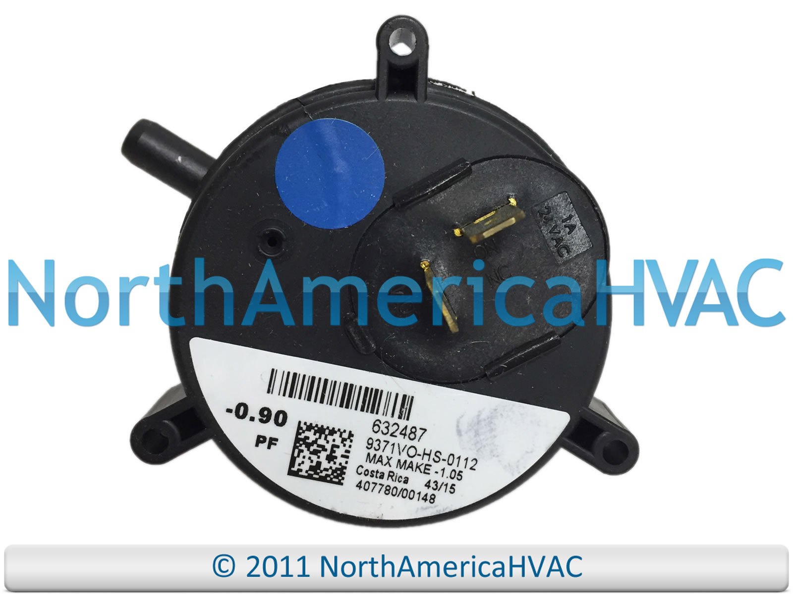 OEM Intertherm Nordyne Miller Furnace Air Pressure Switch Fits 632487 ...