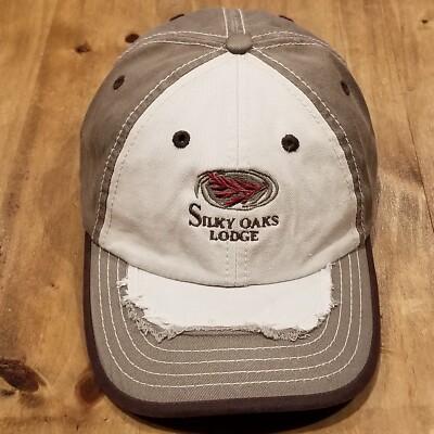 Silky Oaks Lodge Hat Cap strap Back Brown One Size Casual Dad Mossman Australia