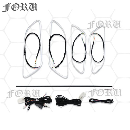 Luz ambiental para Mercedes-Benz CLA250 CLA45 W117 parte interior borde de puerta de tablero - Imagen 2 de 5