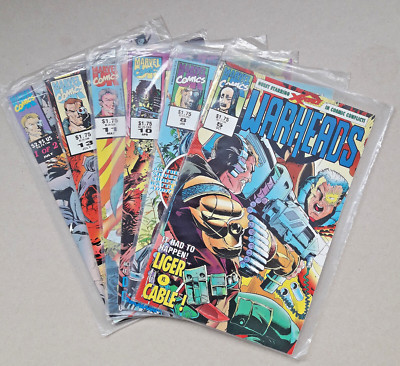 Warheads Nr. 5, 8, 10, 11, 13, u. Black Dawn 1 of 2, Marvel, Z. 1-, ENGLISCH