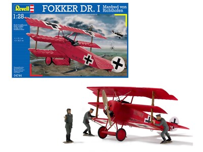 Revell 04744 Fokker Dr.1 ''Manfred von Richthofen'' Bausatz 1:28 Neu + OVP
