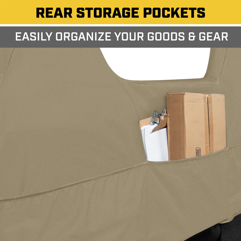 CAT 前凳座椅套带口袋,定制适合福特 F250 / F350 / F4... — 第 4/4 张图片