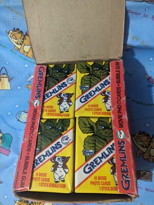 その他 GREMLINS MOVIE PHOTO CARDS Topps 1984 1984 Topps Gremlins Movie Box | eBay
