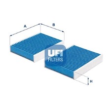 UFI Innenraumfilter für Mercedes-Benz S-Klasse W222 V222 X222 C217