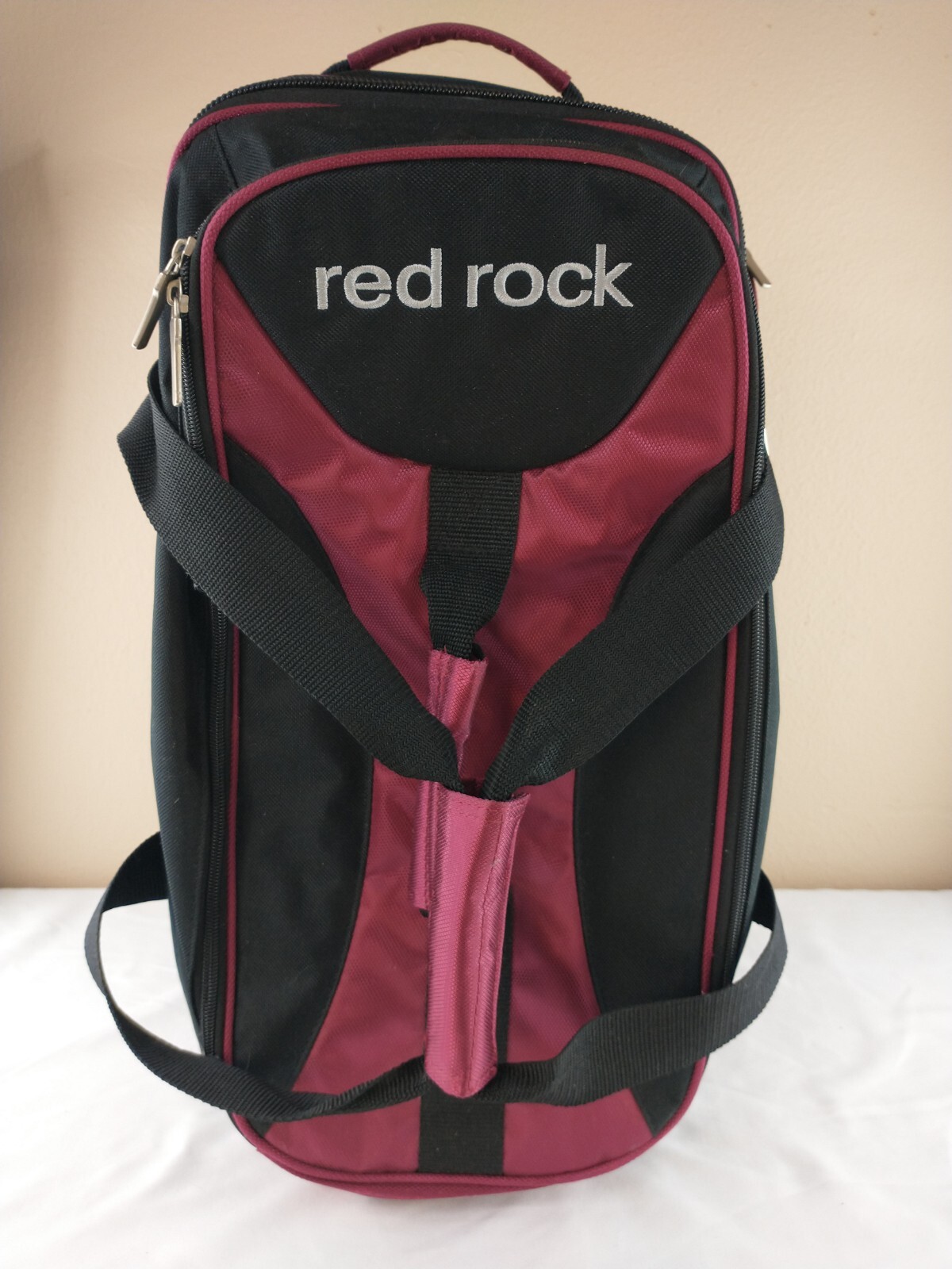 Brunswick Zone Double Roller Bowling Ball Travel Bag From Red Rock Red