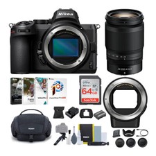 Nikon Z 5 Mirrorless Digital Camera 24-200mm Lens Bundle Vlogger