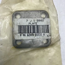 PLATE 7J16002 , 7 J 1 6002 PARTS PLATE NEW "FREE SHIPPING"